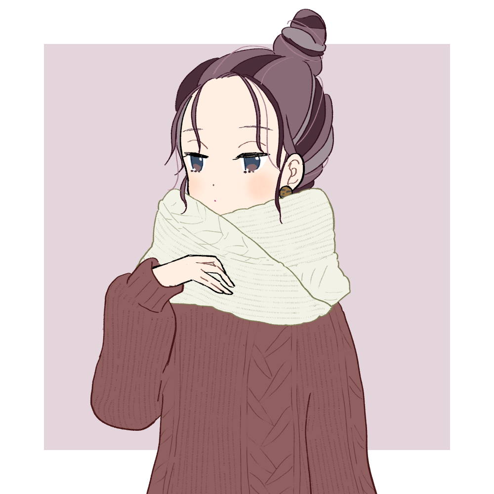 フリーイラスト素材 マフラー ストールの女の子のイラスト素材特集 ゆるやか生活 フリーイラスト素材 マフラー ストールの女の子のイラスト素材特集 ゆるやか生活