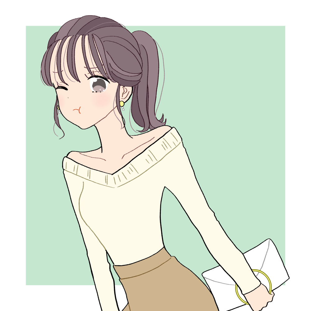 フリーイラスト素材 春ファッションの女の子のイラスト素材特集 ゆるやか生活